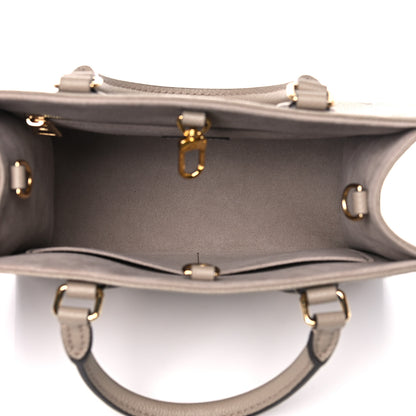 Louis Vuitton Empreinte Monogram Giant Onthego PM Tourterelle Creme 5 of 9