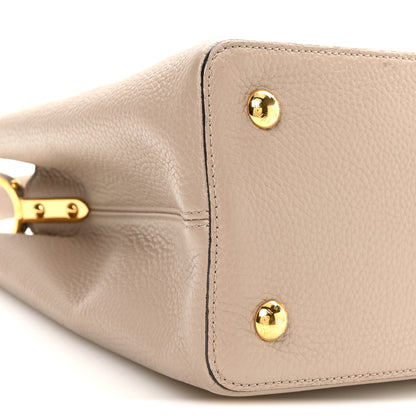 Louis Vuitton Taurillon Capucines MM Galet Galet 9 of 11