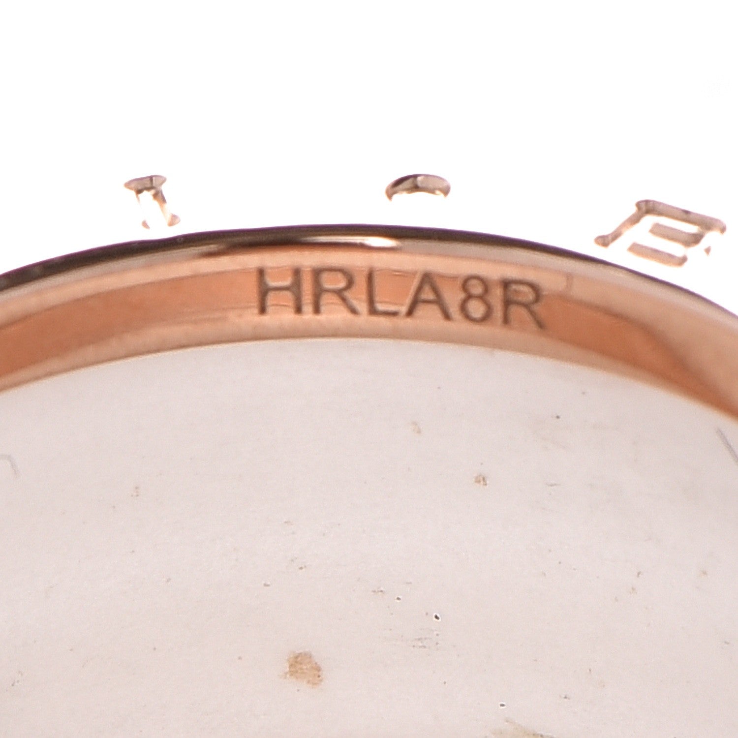 Bulgari 18K Rose Gold White Ceramic B.Zero1 Four-Band Ring 55 7.25 4 of 6