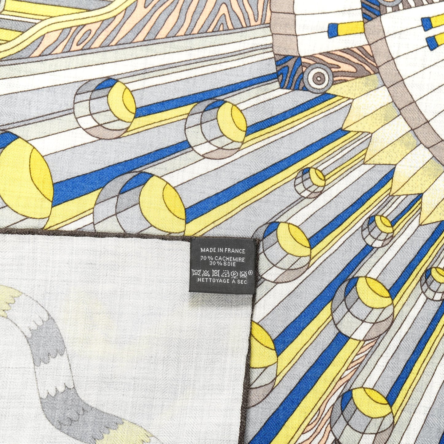 Cashmere Silk Point D'Orgue Scarf 140