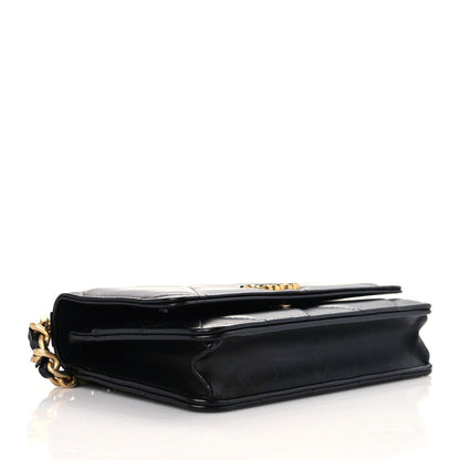 Chanel Lambskin Quilted Chanel 19 Wallet On Chain WOC Black 4 of 15