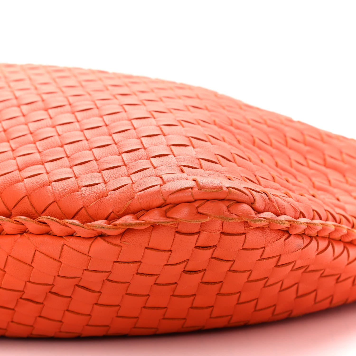 Bottega Veneta Nappa Intrecciato Large Veneta Hobo Tangerine 9 of 9