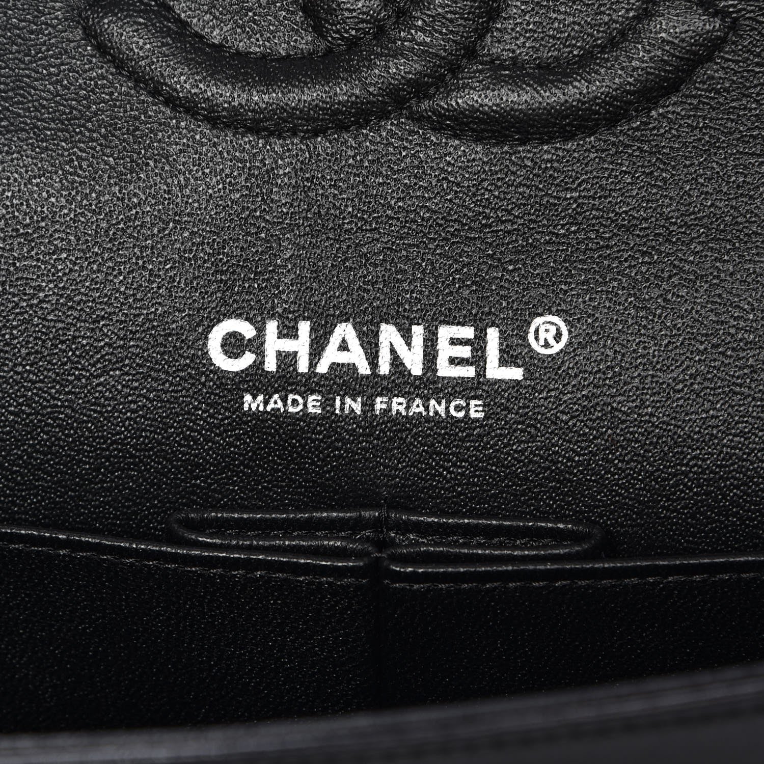 Chanel Lambskin Quilted Medium Double Flap Black 6 of 8