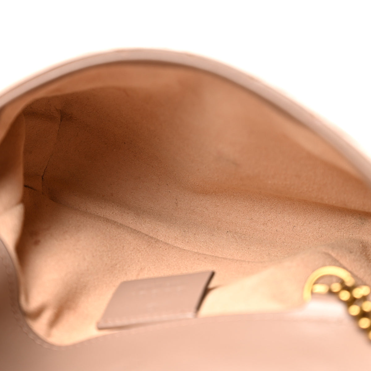 Calfskin Matelasse Super Mini GG Marmont Shoulder Bag Porcelain Rose