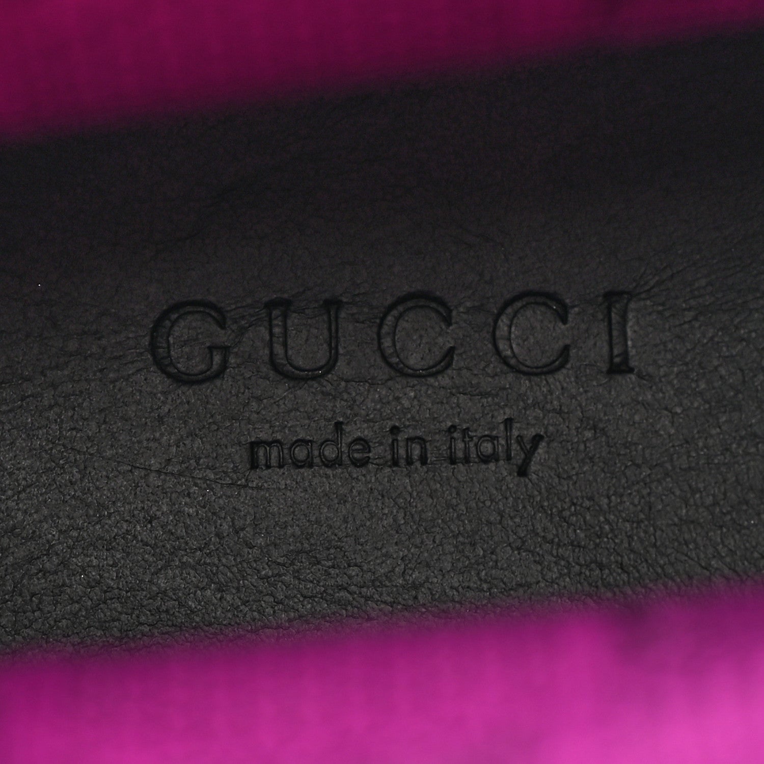 Gucci Quebec Calfskin Technical Jersey Knit GG Monogram Horsebit Ankle Boots 41 Black Fucsia 7 of 13