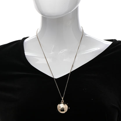 Chanel Metal CC Locket Necklace Gold 2 of 8