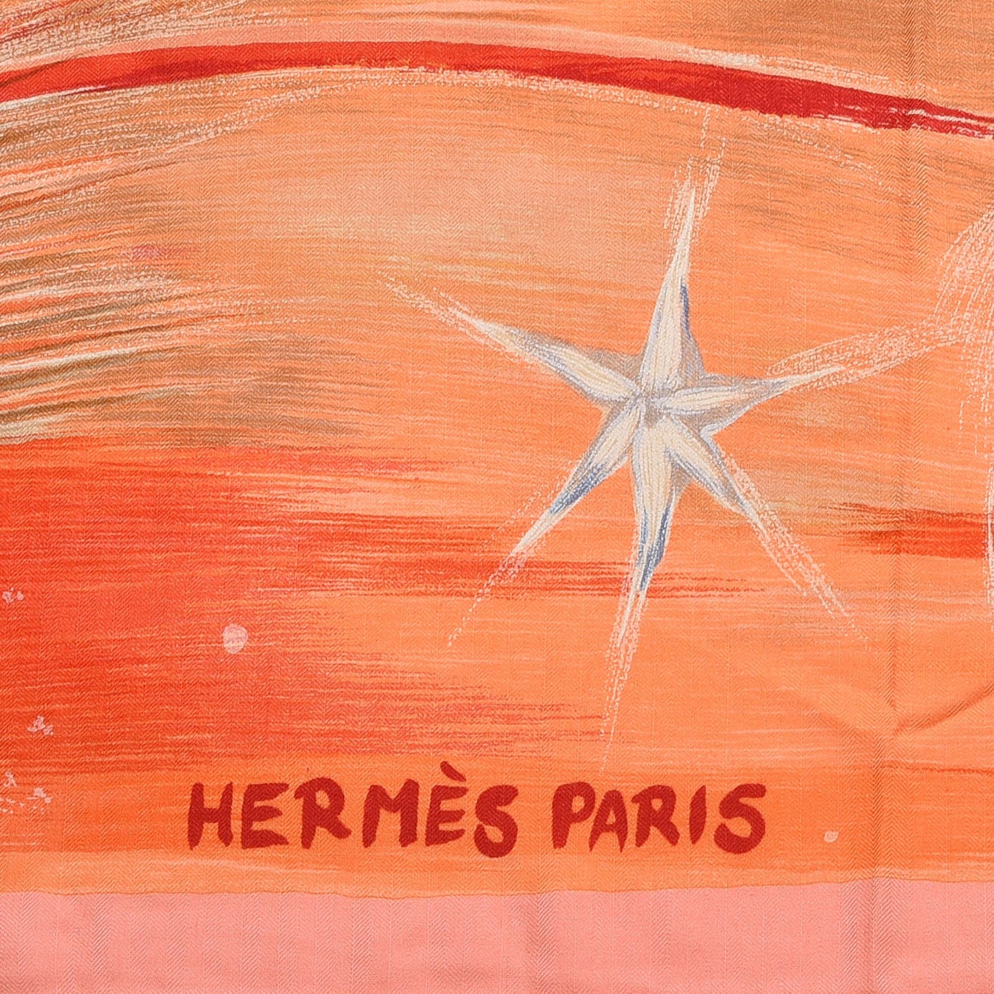 Cashmere Silk Feux Du Ciel Scarf 140