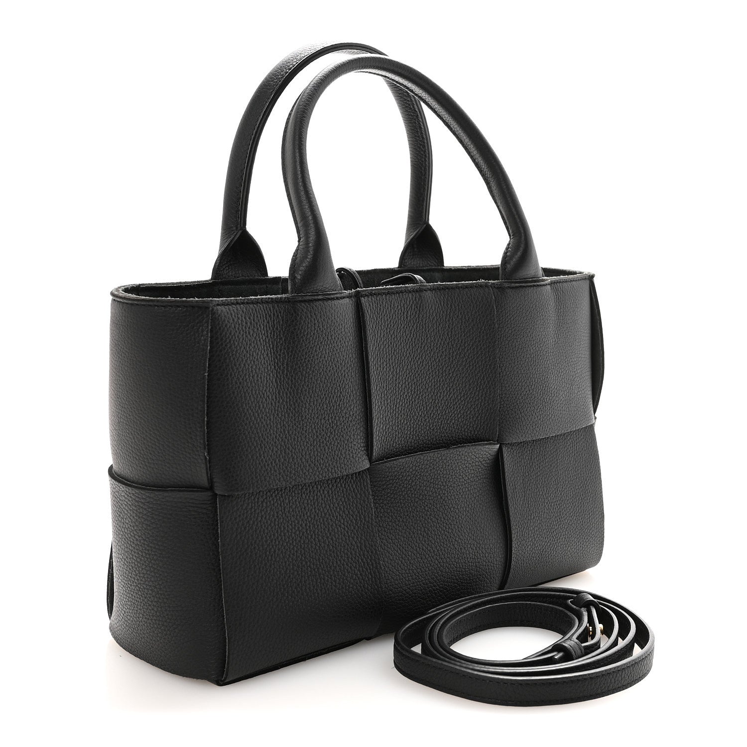 Bottega Veneta Nappa Maxi Intrecciato Arco Tote Black 4 of 10