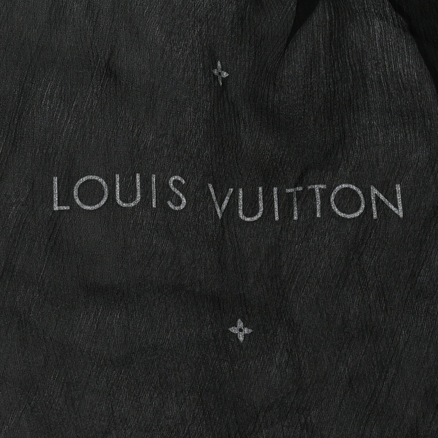 Louis Vuitton Silk Sheer Monogram Scarf Black 3 of 5