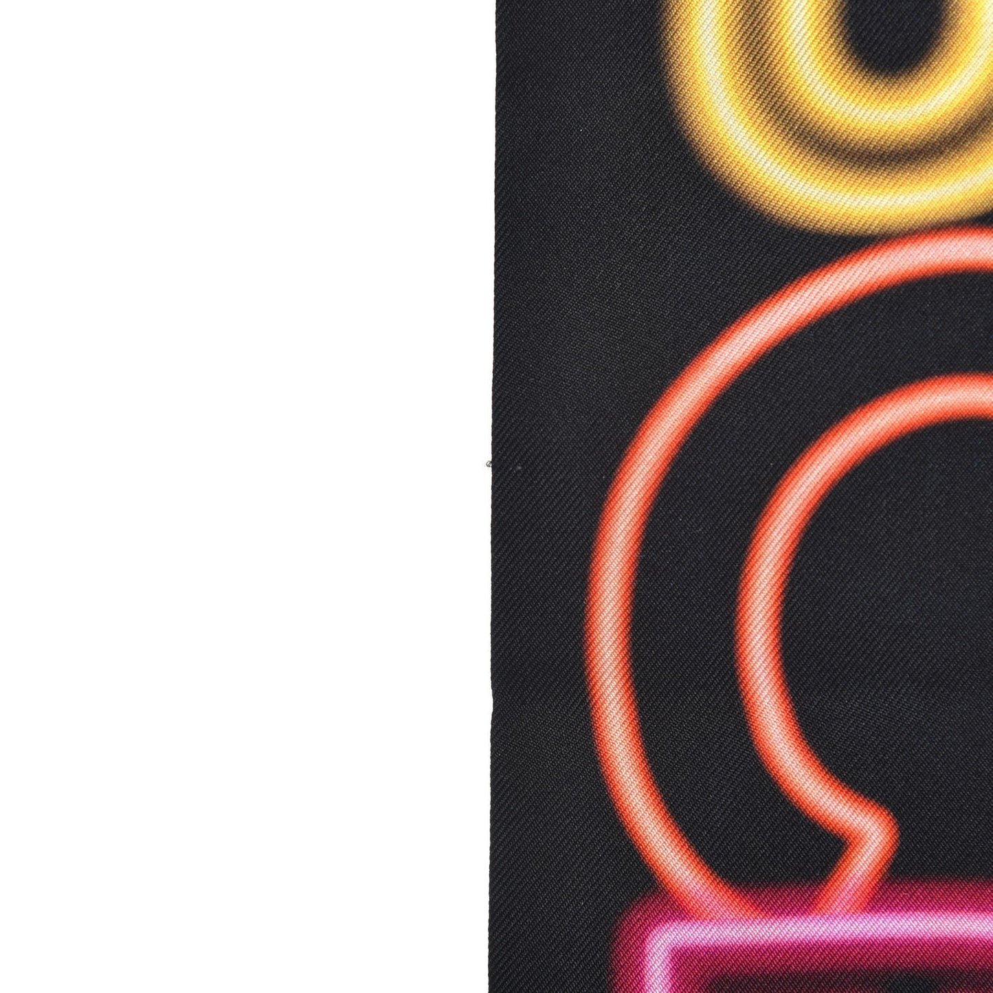 Silk Neon CC Bandeau Scarf Black Multicolor