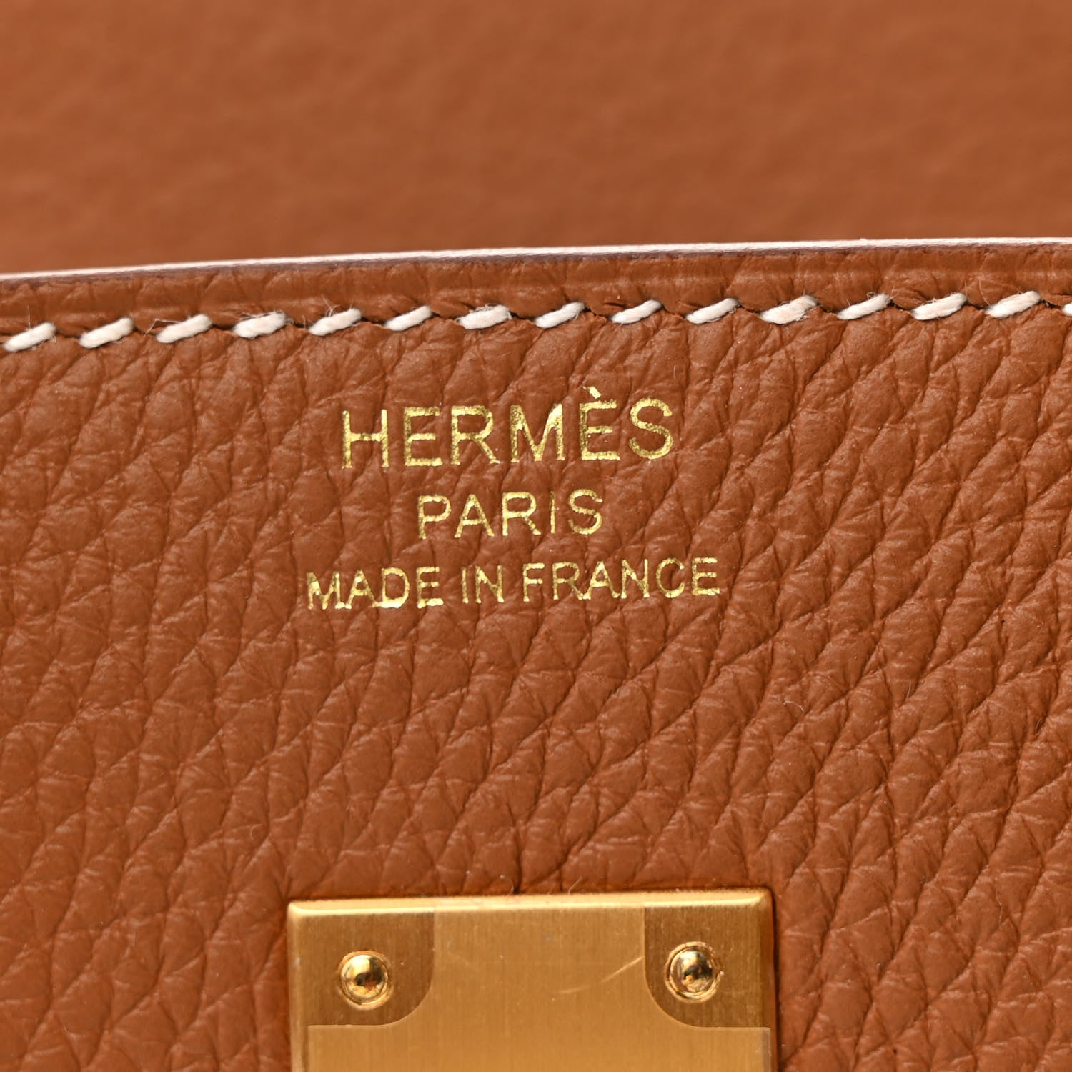 Hermes Togo Birkin 25 Gold 6 of 11