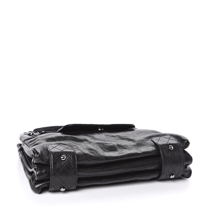Chanel Glazed Caviar Pocket In The City Tote Black 4 of 11