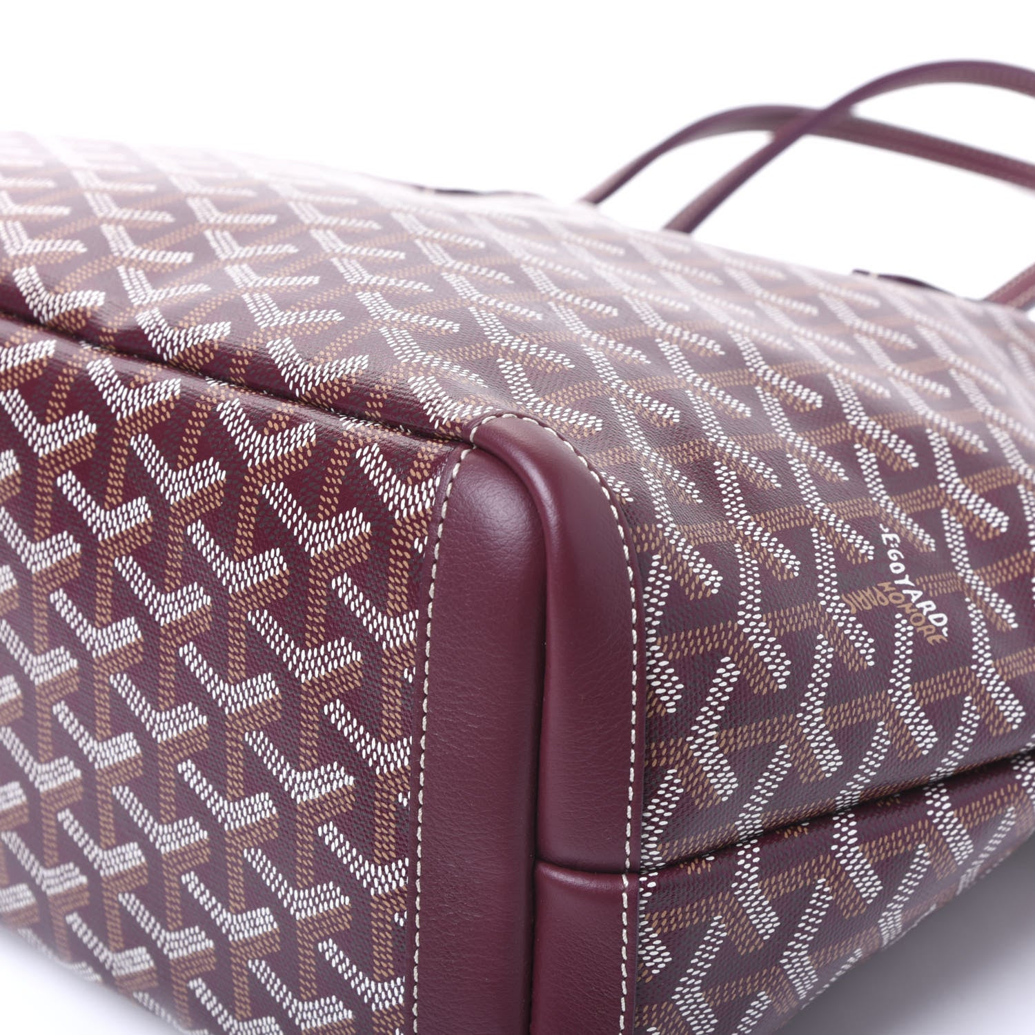 Goyard Goyardine Artois PM Burgundy 6 of 10