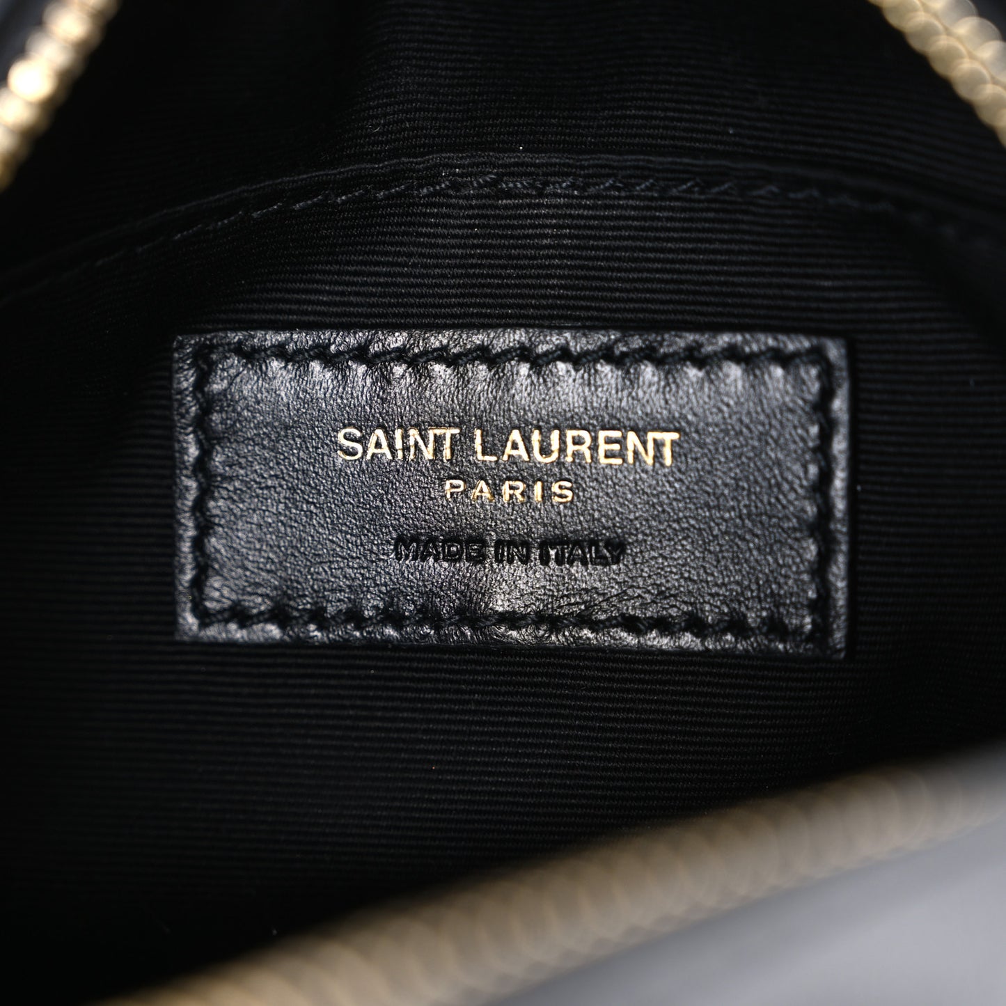 Calfskin Matelasse Monogram Lou Belt Bag Black