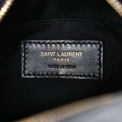 Saint Laurent Calfskin Matelasse Monogram Lou Belt Bag Black 6 of 10