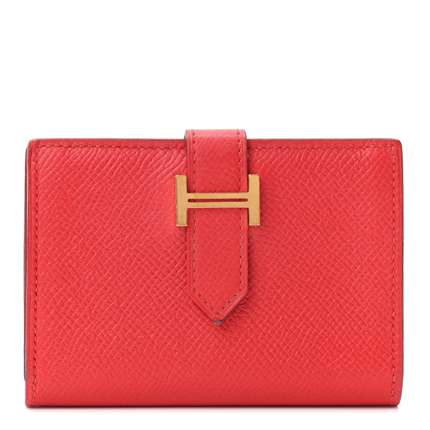 Epsom Bearn Card Holder Wallet Rouge Tomate