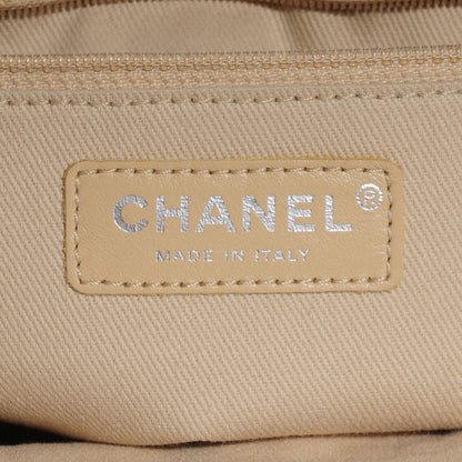 Chanel Caviar Half Moon Large Flap Beige Clair 7 of 8
