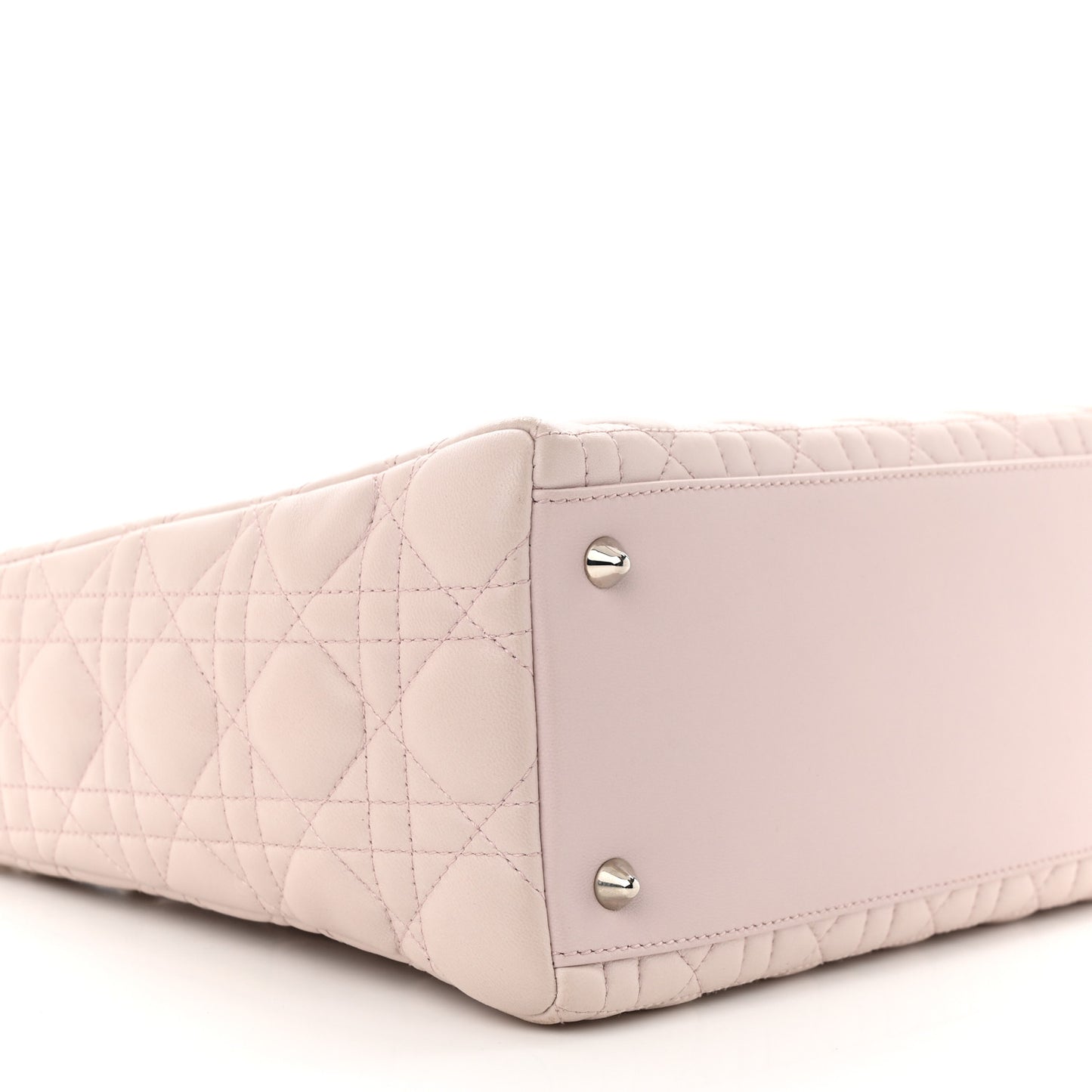 Lambskin Cannage Medium Lady Dior Light Pink