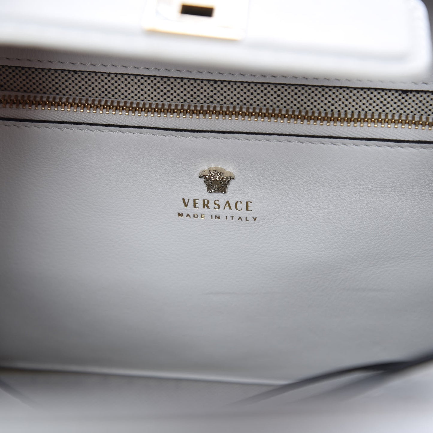 Calfskin Medium Palazzo Empire Bag White