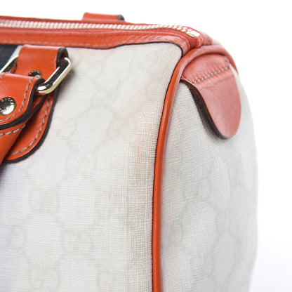 Gucci GG Plus Monogram Web Stripe Small Joy Boston Orange 15 of 19