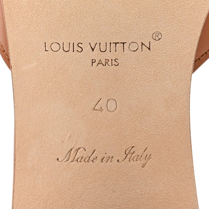 Louis Vuitton Calfskin LV Isola Mules 40 Cognac 6 of 13