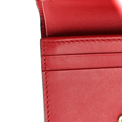 Gucci GG Supreme Monogram Bosco Patch Card Case Wallet Beige 7 of 7