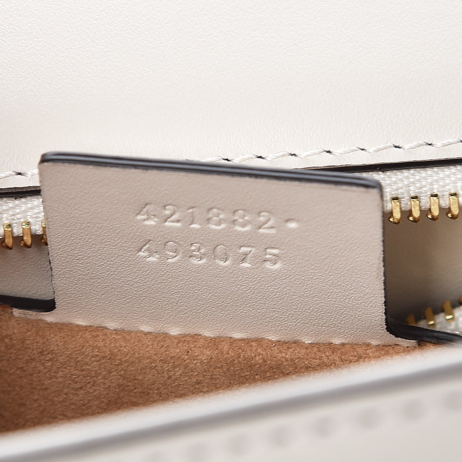 Gucci Calfskin Small Sylvie Shoulder Bag Off White 7 of 7