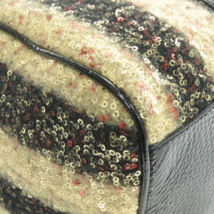 Fendi Sequin Wool Striped Forever Boston 5 of 13