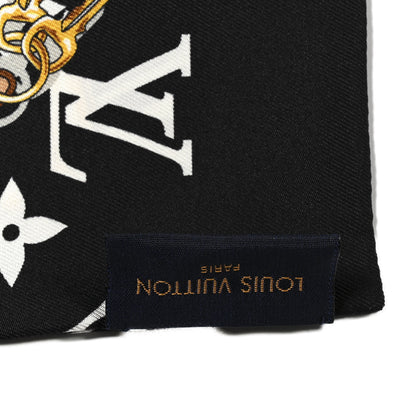 Louis Vuitton Silk Monogram Confidential Bandeau Black 3 of 4