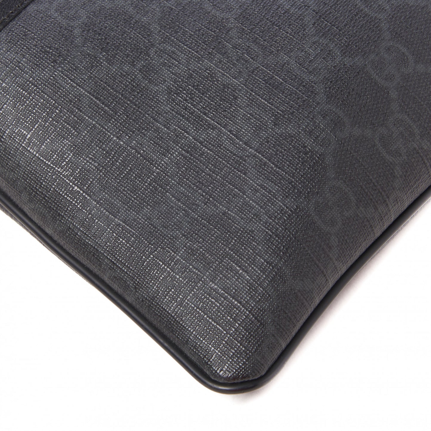 GG Plus Flat Messenger Bag Black Grey