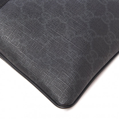 Gucci GG Plus Flat Messenger Bag Black Grey 6 of 9