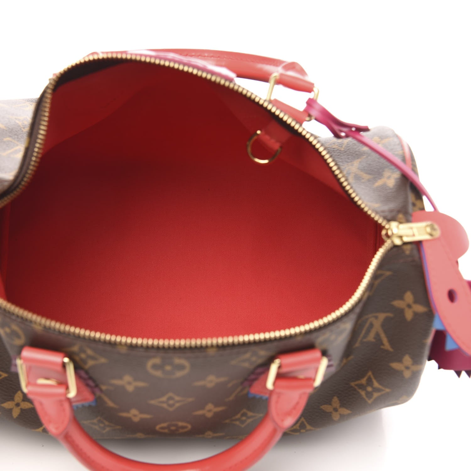 Louis Vuitton Monogram Totem Speedy 30 Flamingo 5 of 8