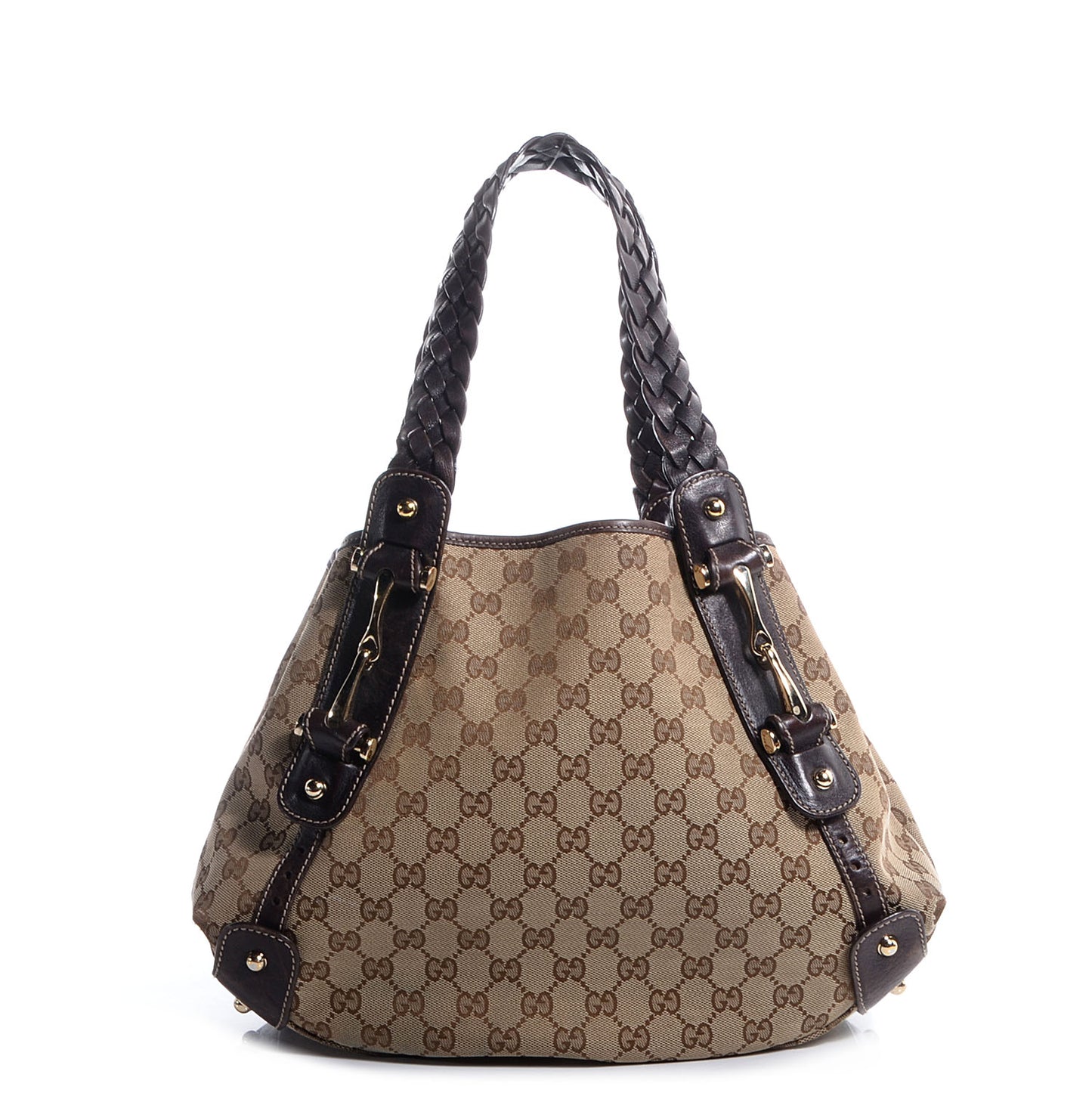 Monogram Small Pelham Shoulder Bag Brown