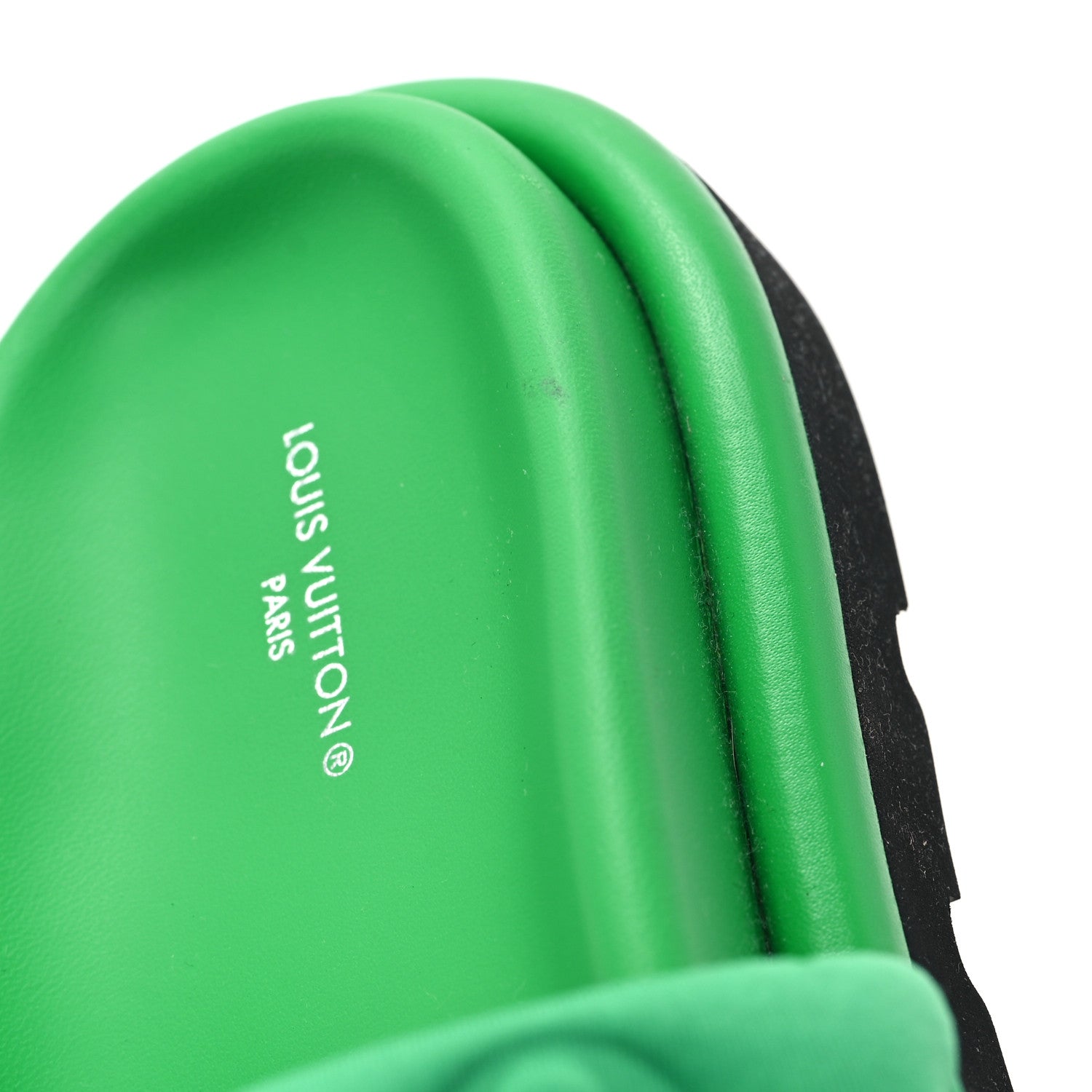 Louis Vuitton Technical Fabric Embossed Monogram Pool Pillow Comfort Mules 41 Green 11 of 12