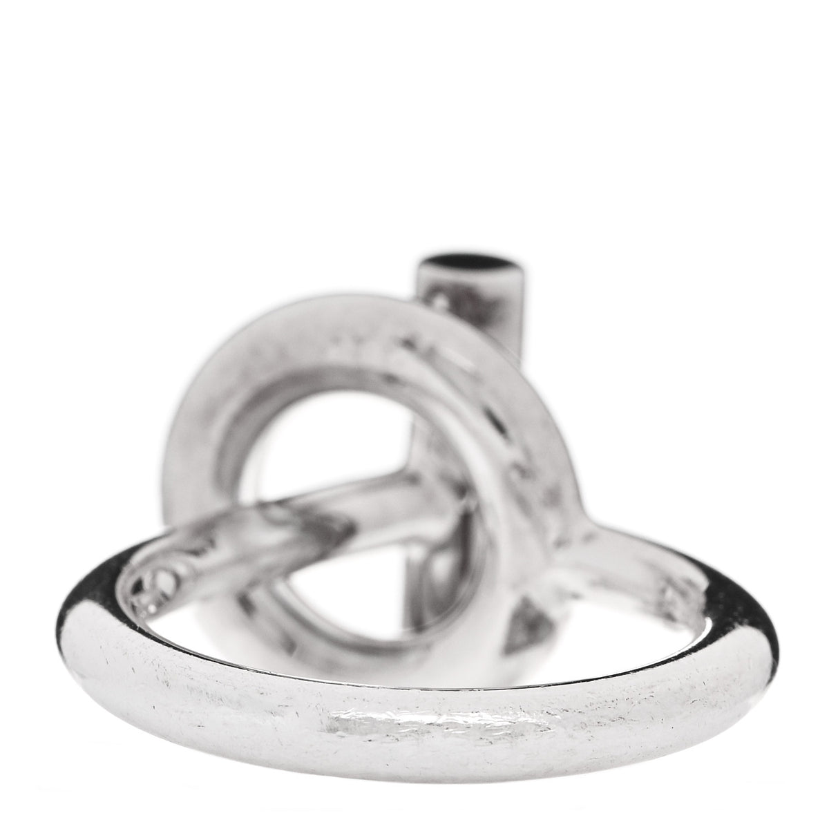 Hermes Sterling Silver GM Echappee Ring 53 6.5 3 of 5