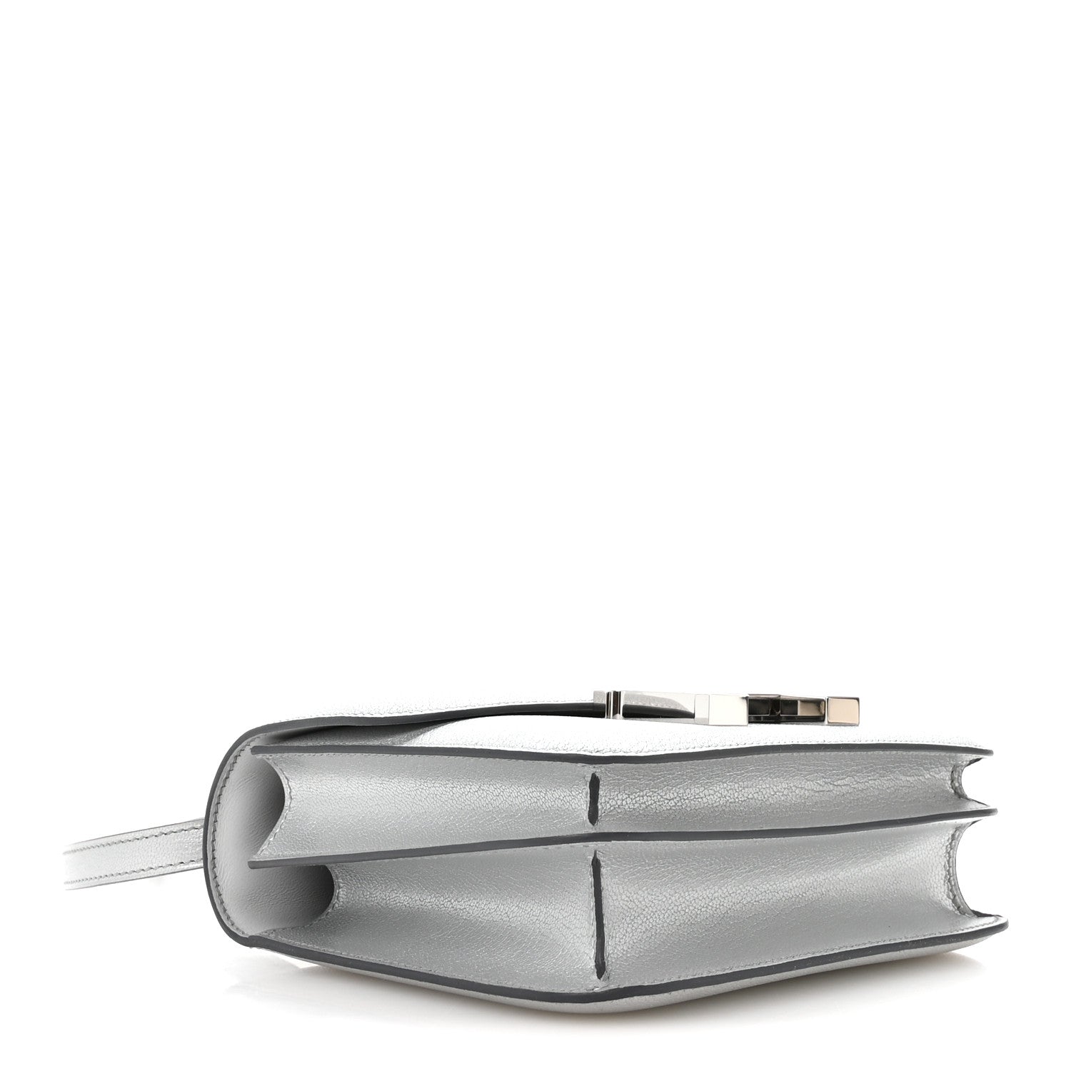 Hermes Metallic Chevre Chamkilight Constance 18 Argent 5 of 12