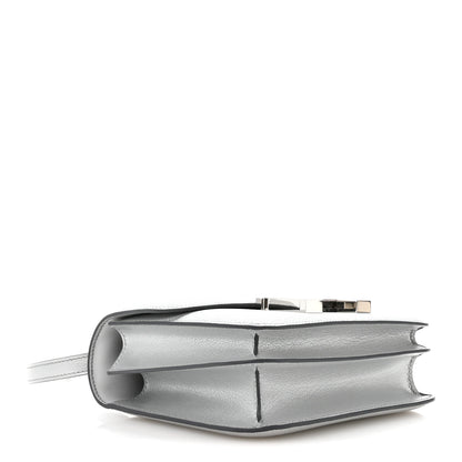 Hermes Metallic Chevre Chamkilight Constance 18 Argent 5 of 12