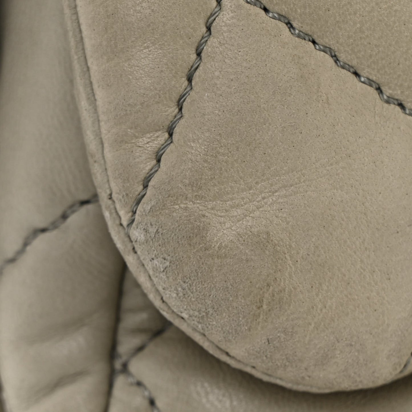 Lambskin Maxi Quilted Chanel 3 Flap Bag Grey