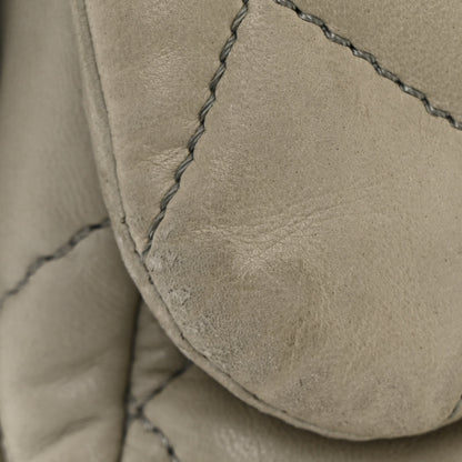 Chanel Lambskin Maxi Quilted Chanel 3 Flap Bag Grey 18 of 25