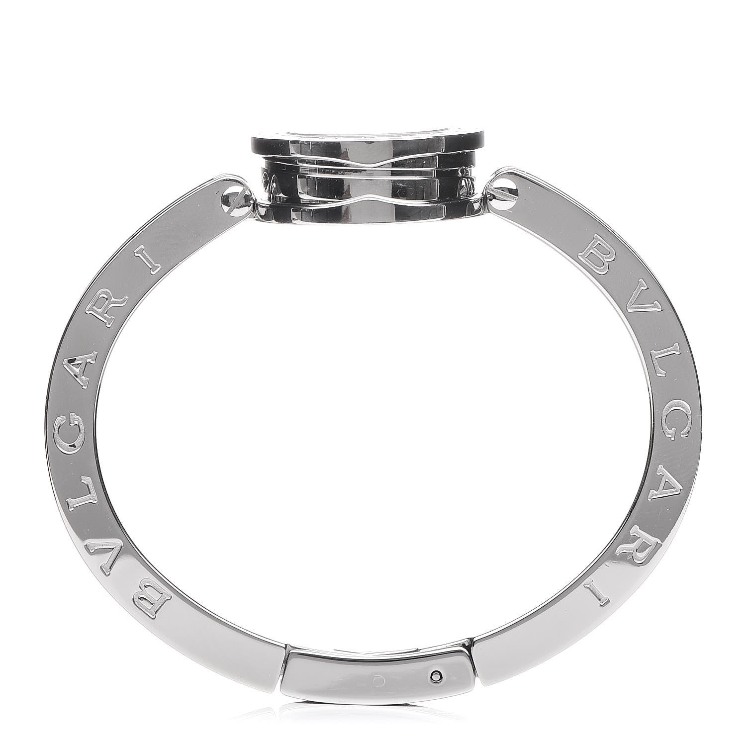 Bulgari Stainless Steel Diamond 22mm B.Zero1 Quartz Watch Black 5 of 9