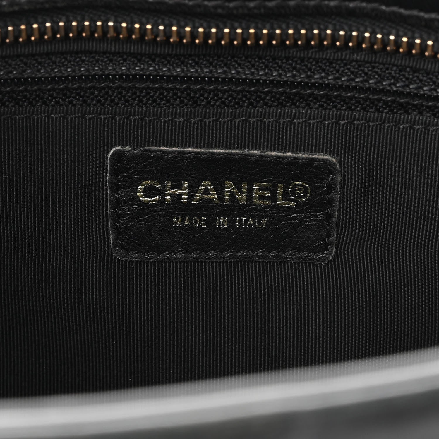Chanel Lambskin Quilted Chocolate Bar Large Tote Black 6 of 9