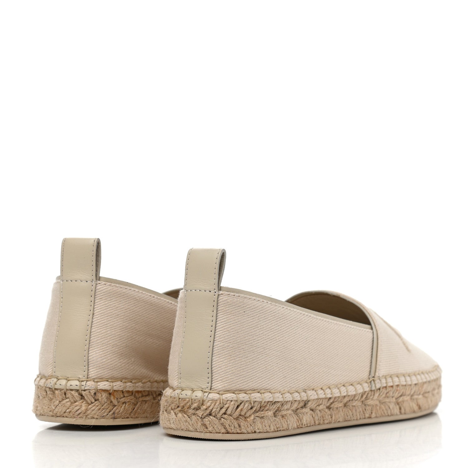 Louis Vuitton Canvas Waterfall Espadrille Flats 37 Ecru 3 of 4