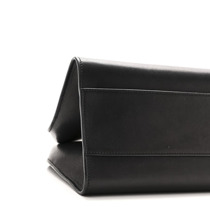 The Row Smooth Calfskin Peggy Bag Black 8 of 9