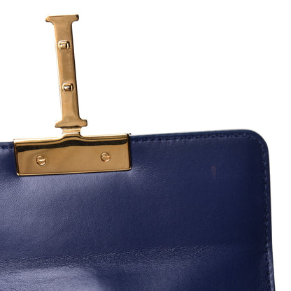 Christian Dior Smooth Calfskin Gradient 30 Montaigne Box Bag Indigo Blue 10 of 11