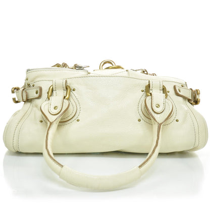 Chloe Leather Paddington Satchel Ivory 3 of 9