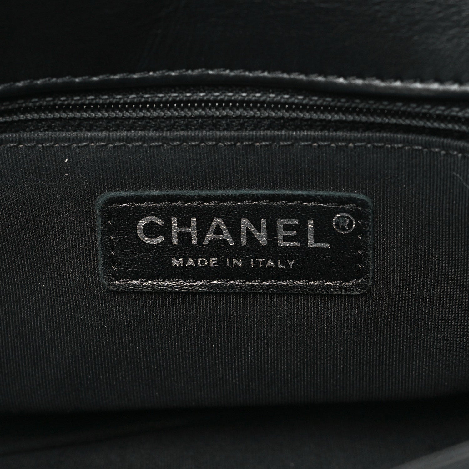 Chanel Calfskin Stitched Small Ring My Bag Flap Crossbody Bag Black 6 of 10