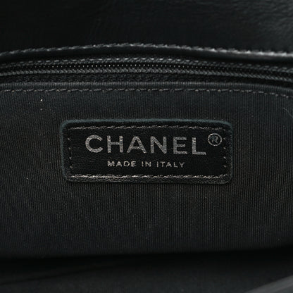 Chanel Calfskin Stitched Small Ring My Bag Flap Crossbody Bag Black 6 of 10