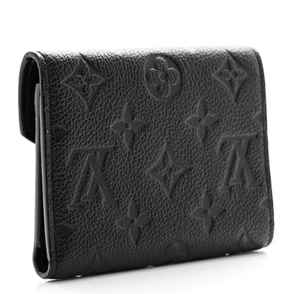 Louis Vuitton Empreinte Victorine Wallet Black 3 of 7