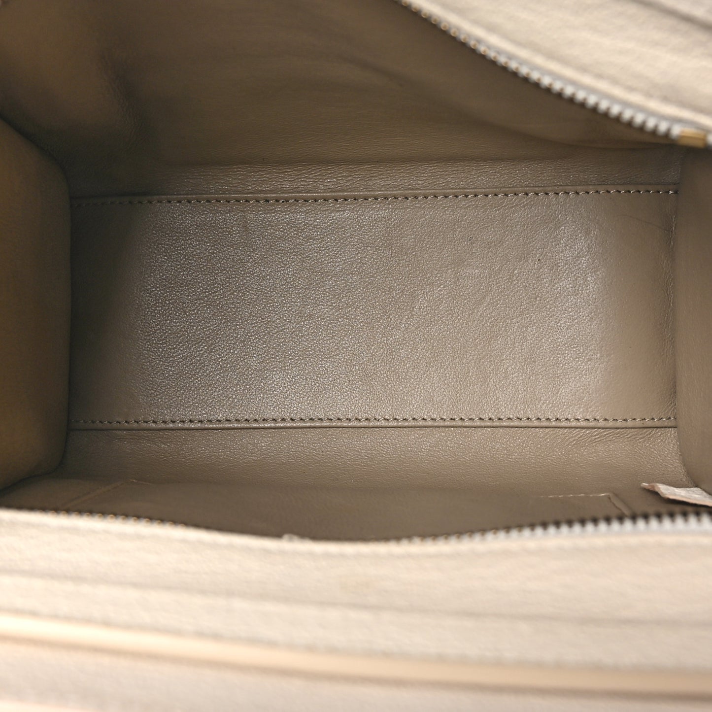 Goatskin Nano Luggage White