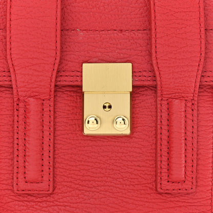 3.1 Phillip Lim Textured Calfskin Mini Pashli Satchel Red 8 of 13